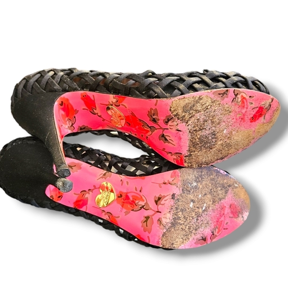 Betsey Johnson lattice design heels - Picture 8 of 9